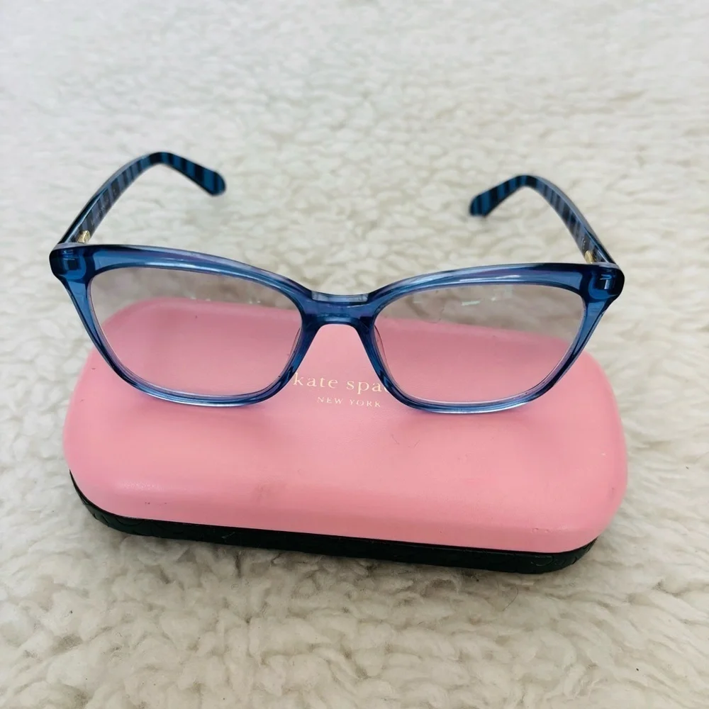 Kate Spade 2 Tone Blue Eyeglasses Frame Only w/ Case size 54 x 16 140